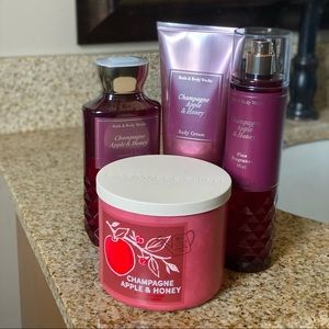 NWT Champagne Apple & Honey Bath and Body Works